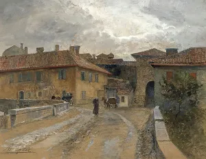 Historic Buildings Netherlands Stampe: Duino, 1901. Creator: Marie Egner