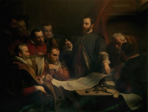 Flanders Belgium Europe Art Stampe: Episode in the Life of Gilbert van Schoonbeke. Creator: Jan Swerts