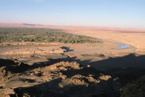 Africa Desert Landscape Stampe: Erfoud, eastern Morocco