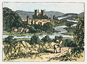 Devon Landscape Stampe: Exeter, c1910
