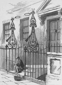 Black And White British History Stampe: Extinguishers, Berkeley Square, 1890