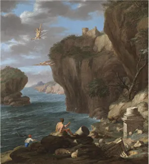 Baroque Art France Stampe: The Fall of Icarus