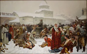 Immagini datate 24 maggio 2018: La caduta di Novgorod.