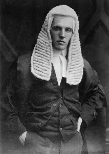 British Conservative Politician Stampe: F.E. Smith, Solicitor General, between c1910 and c1915. Creator: Bain News Service