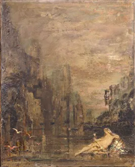 Stampe di Fede e acque. Trovata nella Collezione di Museo Gustave Moreau Gustave Moreau Stampe: Fée des eaux