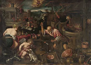 Italian Renaissance Art Centre Stampe: Fire. Creator: Unknown