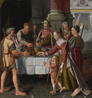 Early Netherlandish Painting Stampe: The First Passover Feast