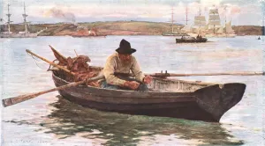 Geographical Feature Art Stampe: The Fisherman, c1902. Creator: Unknown