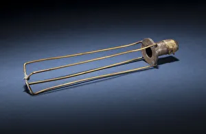 American Space Exploration History Stampe: Flow Regulator, Liquid Oxygen, Rocket Engine, R. H. Goddard, 1926. Creator: Robert Goddard