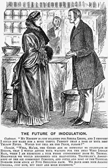 Vaccination History Stampe: The Future of Inoculation, 1881