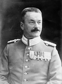 Black And White Photography 1910s Stampe: Gen. Von Kneussel, between c1910 and c1915. Creator: Bain News Service
