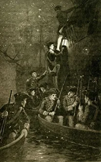 Seven Years War Images Stampe: General Wolfe's Attack on Quebec, (1902). Creator: Unknown