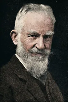 George Bernard Shaw Portrait Stampe: George Bernard Shaw, c1925