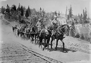 German Soldiers WWI Stampe: Germans in Carpathians, between c1915 and c1918. Creator: Bain News Service