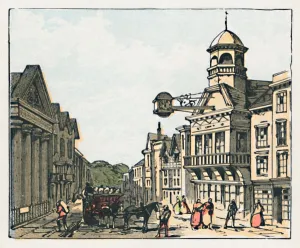 Stampe di Guildford, c1910. La Corn Exchange. Agricoltura, Birrerie. Popolazione, 24 920 Immagini datate 2018 agosto: Guildford, c1910