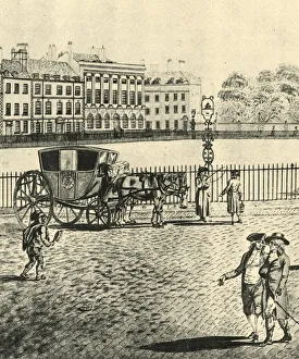 Horse Drawn Vehicle Images Stampe: Hackney-Coach, 1787, (1925). Creator: Unknown