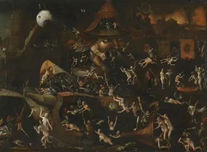 Stampe di L'Inferno si Svuota. Collezione Privata Hieronymus Bosch Stampe: L'Inferno Redento