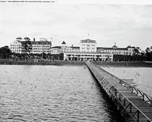 Historic Waterfront Buildings Stampe: The [Hotel] Ormond from the Halifax River