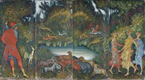 Russian Genre Painting Stampe: The Hunt
