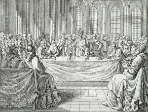 European Heritage Artwork Stampe: Illustration for Basedow's Elementary Work, 1770. Creator: Daniel Nikolaus Chodowiecki