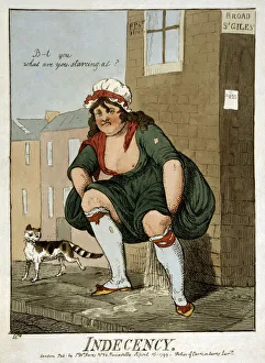 Isaac Robert Cruikshank Art Stampe: Indecency, 1799