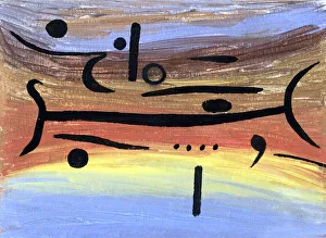 Modern Abstract Painting Stampe: Instruments, 1938