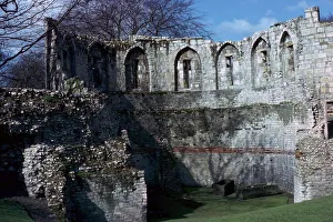 Medieval Tower Stampe: Interior of a Roman and medieval multangular tower in York, 3rd century