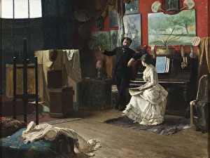 Realism Fine Art Images Stampe: Intermezzo, 1883