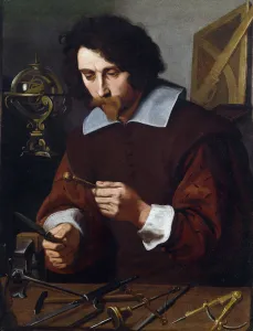 Immagini datate 2013 novembre: Un inventore di strumenti matematici. Artista: Paolini, Pietro (1603-1682).