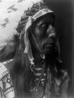 Oglala Sioux Tribe Stampe: Jack Red Cloud-Ogalala [sic], c1907. Creator: Edward Sheriff Curtis