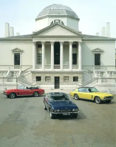 British Road Transport History Stampe: Jensen Interceptor group of 3