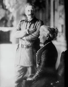 Black And White Photography Collection Stampe: Kaiser & Kaiserin, between c1910 and c1915. Creator: Bain News Service