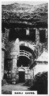 British Raj Images Stampe: Karli Caves, India, c1925