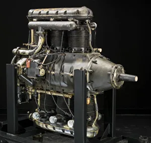 National Air And Space Museum Artifacts Stampe: Kirkham, Vertically-Opposed 6 Engine, Experimantal, 1929. Creator: Charles B. Kirkham