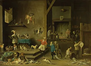 David Teniers The Younger Paintings Stampe: Kitchen, 1646