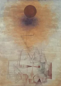 Stampe di I limiti della ragione, 1927. Trovato nella collezione di Neue Pinakothek, Monaco Paul Klee Stampe: I limiti della ragione, 1927.