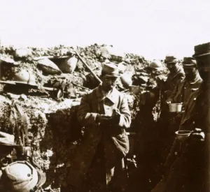 World War I Trenches Stampe: Front line trenches, c1914-c1918