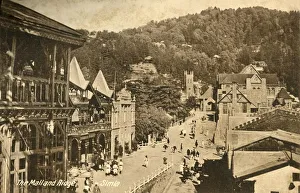 Il Mall e Ridge - Simla, c1918-c1939. Creatore: Sconosciuto
