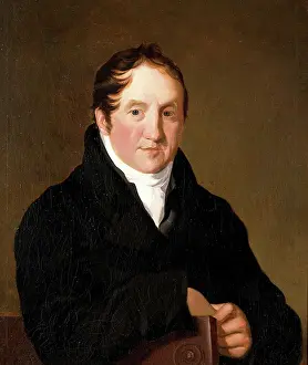 English Historical Figure Stampe: A man. Creator: Unknown