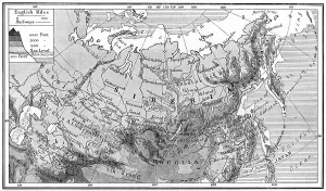Stampe di Mappa della Siberia, c1923. Una stampa da Countries of the World, Volume VI, a cura di JA Hammerton, The Fleetway House, Londra, c1923 Immagini datate 2010 marzo: Mappa della Siberia, c1923.