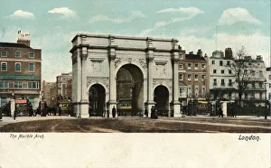 London Transportation Hub Stampe: The Marble Arch, c1910