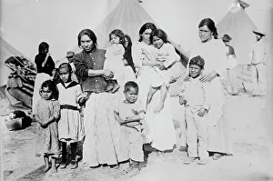 Black And White Photos 1910s Stampe: Mathilde Martinez & children, between c1910 and c1915. Creator: Bain News Service