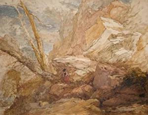 David Cox The Elder Paintings Stampe: The Missing Lamb, 1853. Creator: David Cox the elder