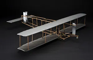 National Air And Space Museum Collection Stampe: Model, Static, Wright Glider, 1953. Creator: Charles H. Hubbell