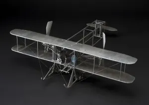 National Air And Space Museum Artifacts Stampe: Model, Static, Wright R, ca. 1940. Creator: Charles H. Hubbell