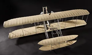 Smithsonian Institution Artifacts Stampe: Model, Static, Wright Type A, 1953. Creator: Charles J. Newcomb