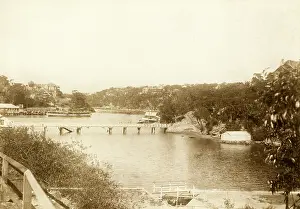 Australian Historical Landmarks Stampe: Mosman Bay, c1910. Creator: Unknown