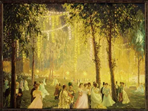 Festa notturna organizzata allElysée dal Presidente Loubet in onore di Alfonso XIII, nel 1905, 8°... 1905 Creatore: William Samuel Horton.