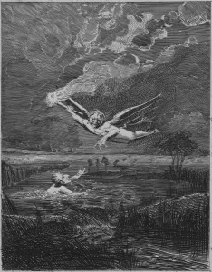 Outdoor Portraits Stampe: Will O the Wisp, c19th century