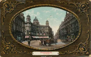 British City Landmarks Stampe: Old Square, Birmingham, c1905